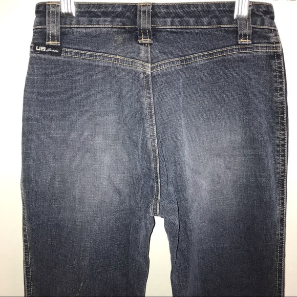 Union Bay stretch flared lowrider jeans, new with tags, cute rounded pockets - Picture 6 of 9